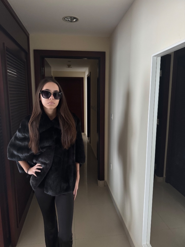 Black Lana шуба Mala Mati